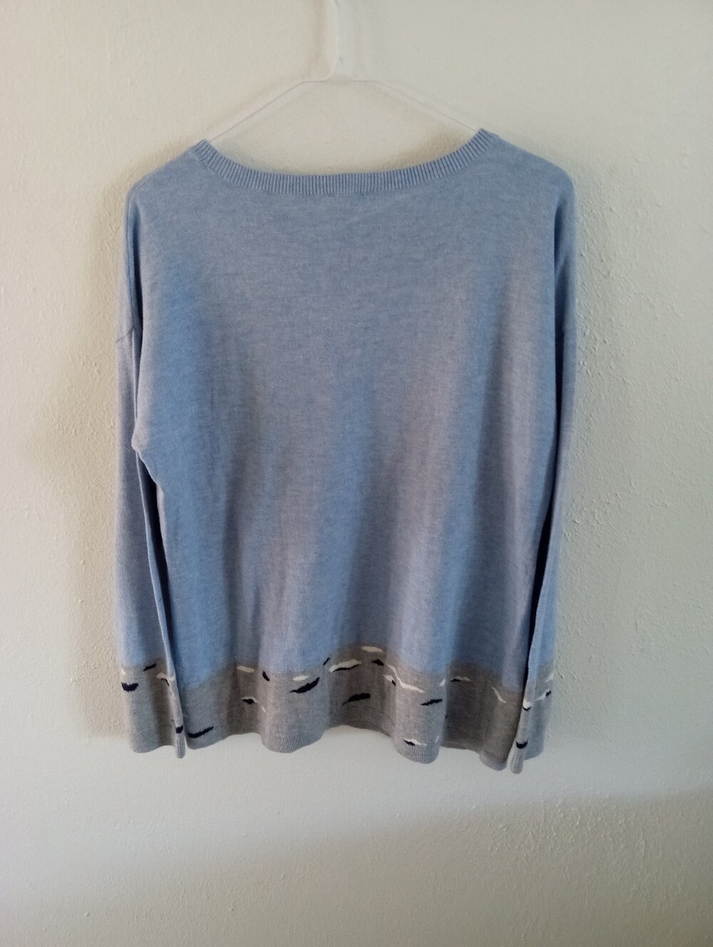 TALBOTS Cotton Blend Penguins Pullover Sweater | LP - Picture 6 of 8